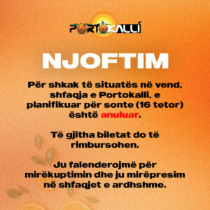 ANULUAR - Portokalli - 16 Tetor 2026